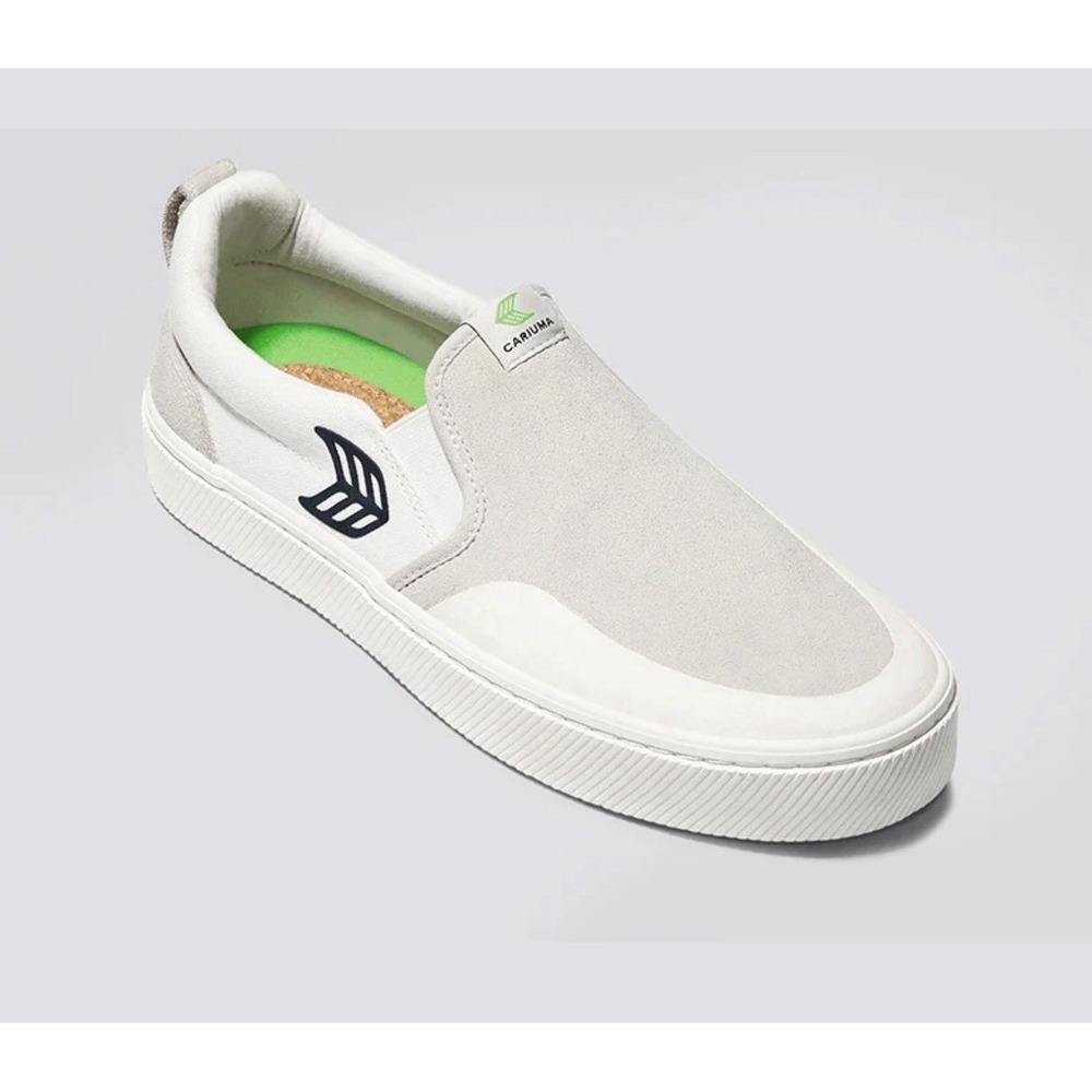 NIB Cariuma Slip On Pro Sneaker Skate Shoes Men's 11 Women's 12.5 Off Vtg White